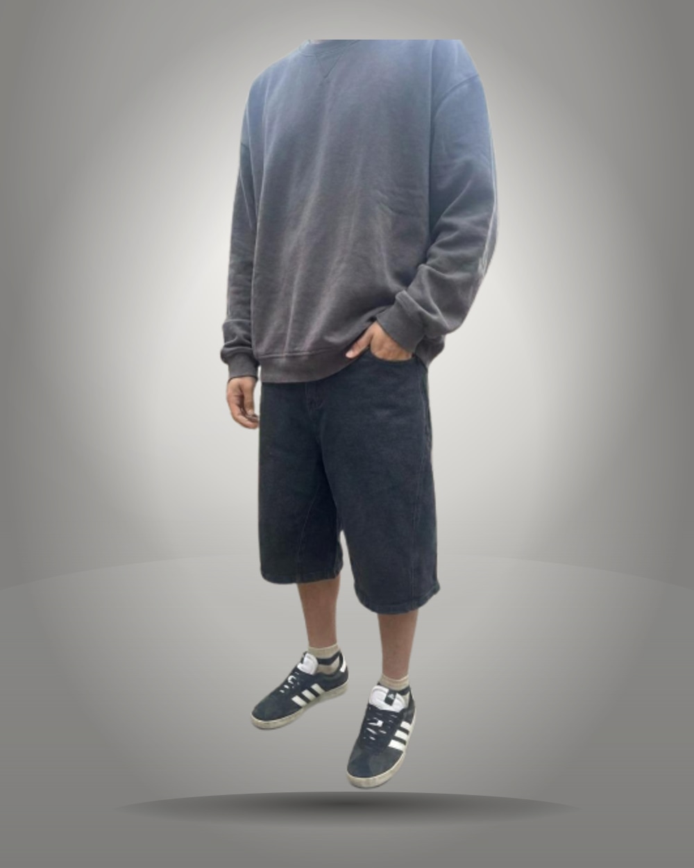 Bermuda Baggy Grey